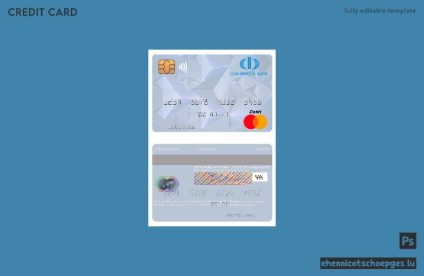 Äquatorialguinea Commercial Bank Guinea Equatoriale Mastercard Beispielvorschau